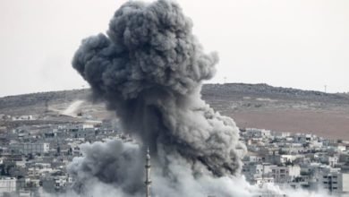 صورة كوباني وموقف الغرب من الوضع في سورية