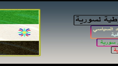 صورة بمناسبة الذكرى الرابعة لتأسيس الادارة الذاتية لشمال شرق سورية.